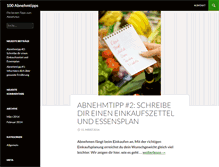 Tablet Screenshot of 100-abnehmtipps.net